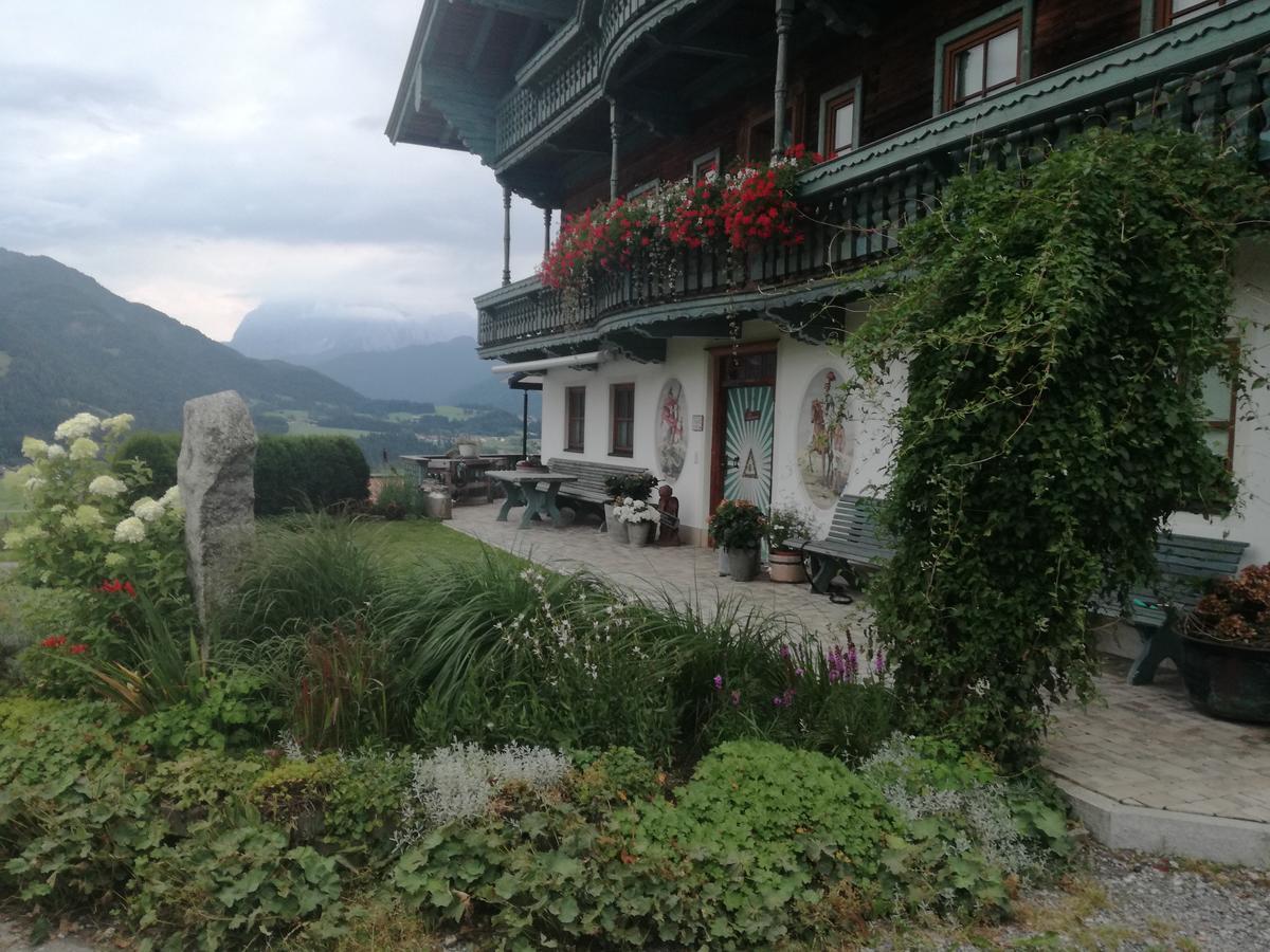 Frankenhof Guest House Kossen Bagian luar foto